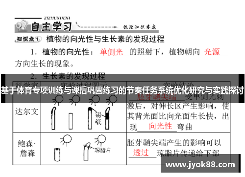 基于体育专项训练与课后巩固练习的节奏任务系统优化研究与实践探讨